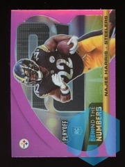 2021 Panini Playoff Najee Harris Behind The Numbers Pink Prizm Rookie #BTN-NHA